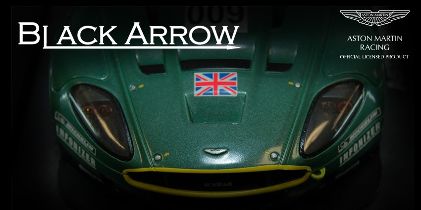 black arrow aston martin primer modelo detalle